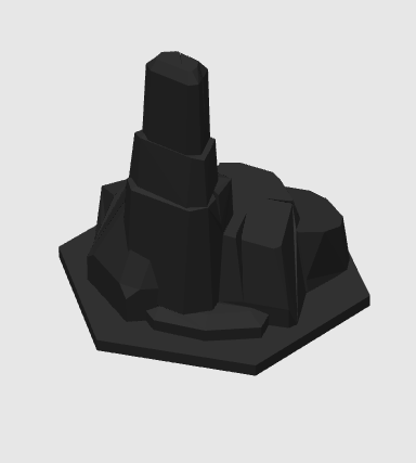 Borderlands: Mister Torgue's Arena of Badassery - 1 Piece Individual, Hexatile Mountain Shapes.