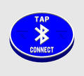 Round 45x5mm NFC - Bluetooth Connect Tag.