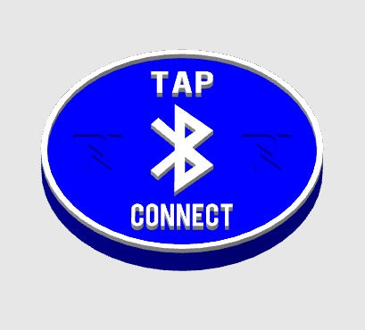 Round 45x5mm NFC - Bluetooth Connect Tag.