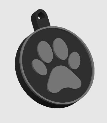 Round 30x5mm NFC - Cat/ Dog ID Collar Tag.