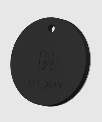 Round 45x5mm NFC - Membership ID Keychain.