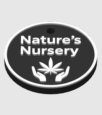 Round 45x5mm NFC - Membership ID Keychain.